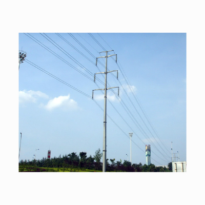3 legged self supporting telecommunication steel lattice tower