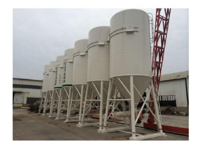 Large scale dry powder mortar production line