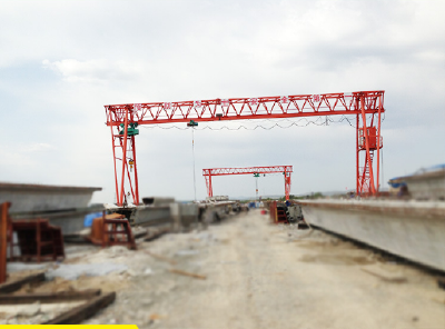 truss type beam lifting gantry crane