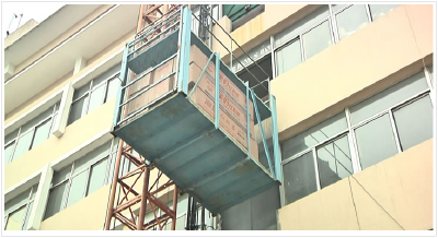 SS100 type cargo elevator