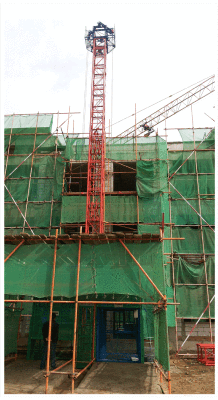 SS100A type cargo elevator