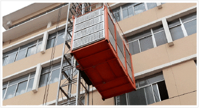 SSD type dual purpose construction elevator