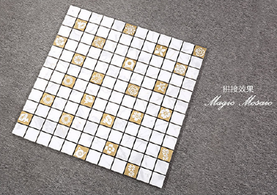 Living room bathroom printing mosaic