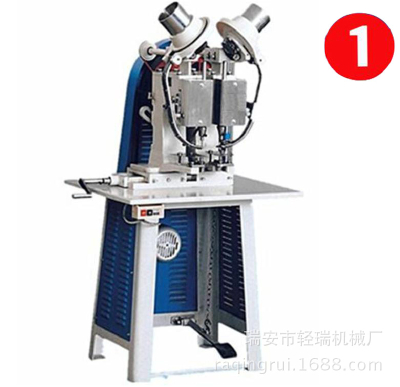 Double button machine eyeleting machine buckle machine riveting machine pedal semi-automatic double riveting