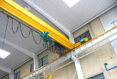 Electrically operated single girder eccentric cranes