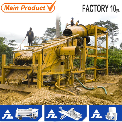 Clay drum washer