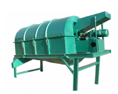 Cylindrical drum screening machine