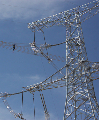 lattice angular tower for communciation and power transmission