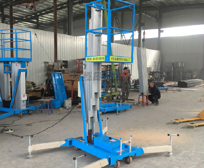 Single column aluminum alloy elevator