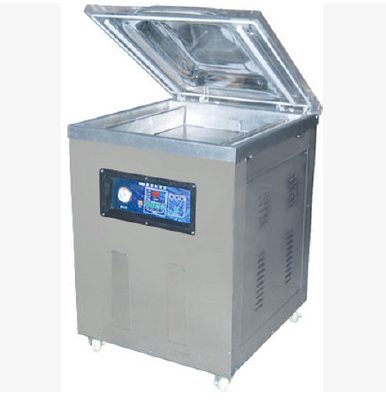 Single chamber vacuum packaging machine