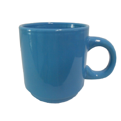 best selling solid color ceramic coffee mug with handle for promotion