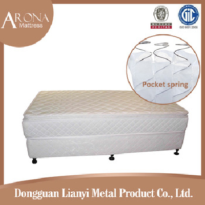 Special design luxury pillow top vacuum hilton standard hotel mattress/mattress factory