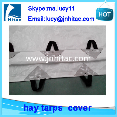 12mil 15mil 16mil windproof uv resistant poly round hay bale tarps cover suppliers