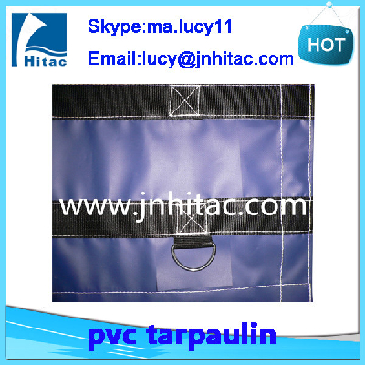 14oz light weight polyester pvc vinyl coated lumber tarps and steel tarps for flatbeds