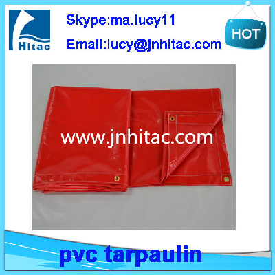 Fire resistant waterproof pvc vinyl fabric truck tarps tarpaulin manufacturer