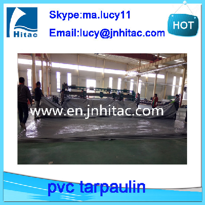Customized  different sizes pvc vinyl coated fabric tarps tarpaulin covers for usa market