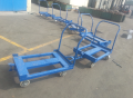 Custom made durable warehouse platform trolley
