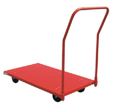 Warehouse multifunction metal platform loading trolley