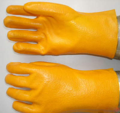 PVC protective gloves