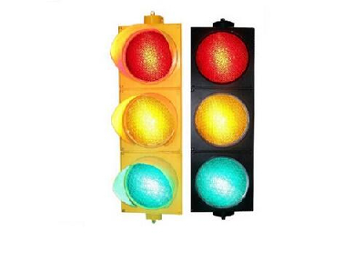 200mm high power dishfuls of red yellow and green traffic lights three units (Bo Ke)