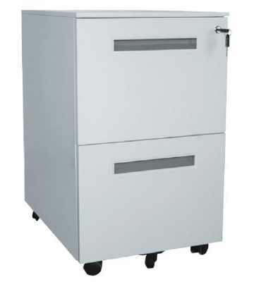 Embedded handle external hanging movable cabinet