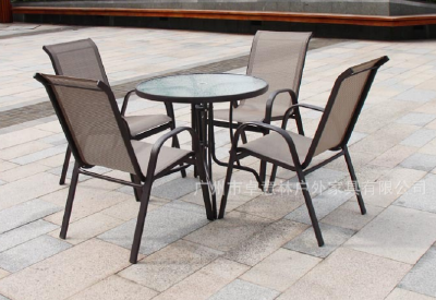 Outdoor net cloth desk and chair