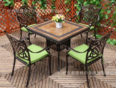 Outdoor garden furniture aluminum