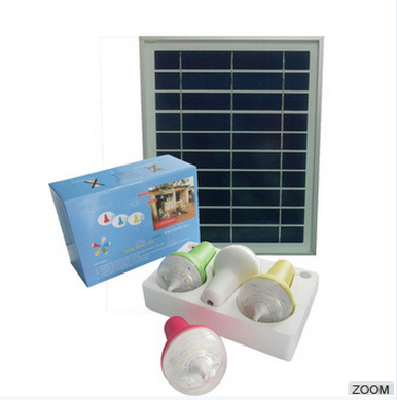 built in lithium battery solar lighting system for home