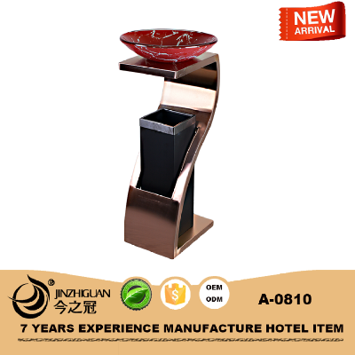 A-0811 METAL/stainless steel garbage can standing