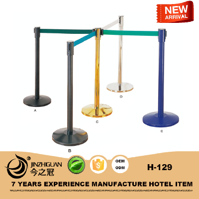 aluminum roll up banner stand queue stanchion queue machine ( H-C1)