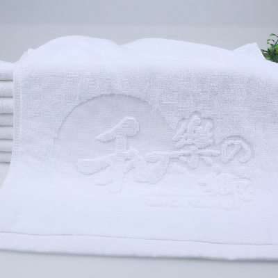 100 cotton embossed hotel towels