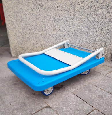 Shanghai hot plate plastic folding | mute cart cart | luggage truck turnover car station