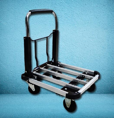Supply office aluminum alloy folding folding flat car aluminum alloy retractable folding flatbed car
