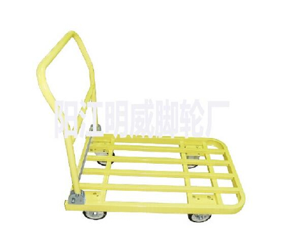 Thicker circular arc yellow square tube car