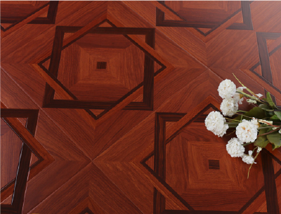 European style retro parquet wood floor