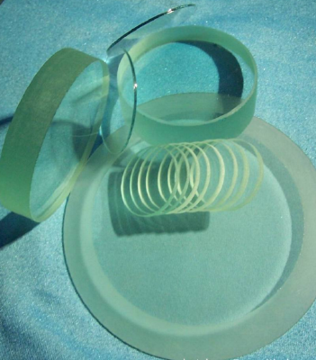 High temperature resistant round tempered glass