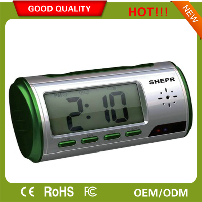 HD Camera Alarm Clock Digital Video Recorder Hidden Nanny Cam Motion Detect DVR