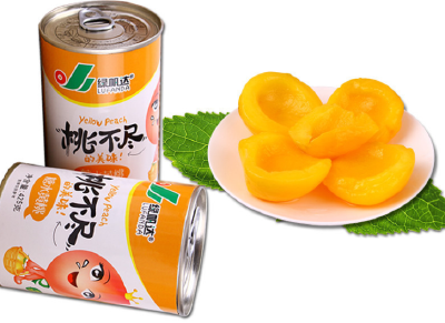 canned yellow peach