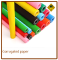 colored crepe paper in rolls for flowers wrapping, crepe paper flowers