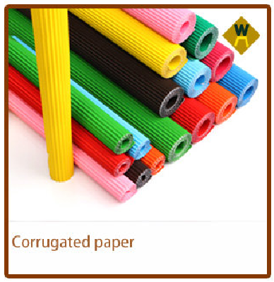 colored crepe paper in rolls for flowers wrapping, crepe paper flowers