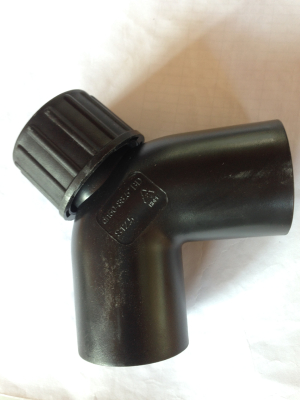 AKESIMU HDPE Elbow 90Deg (with clean out)