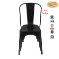 Modern high quality leisure fashionable metal dining table and chair