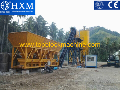 Concrete batching plant concrete mixing plant HZS60