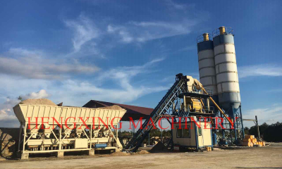 HZS35 HZS60 ready-mixed concrete mixing plant automatic small concrete mixing plant