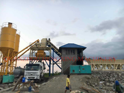 HZS35 HZS50 Automatic concrete batching plant concrete mixing plant small concrete mixer machine concrete batching plant on sale