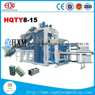 Factory direct sale HQTY8-15 electric automatic paver hollow brick block making machine price with discount