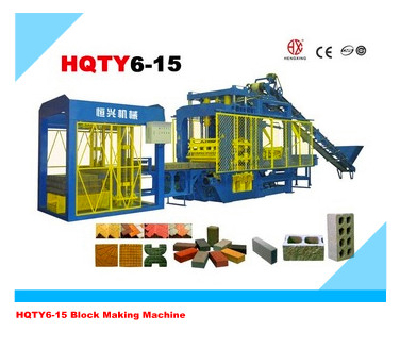 Hot Sale HQTY6-15 Brick Making Machine Price Cement Brick Making Machine Price in India