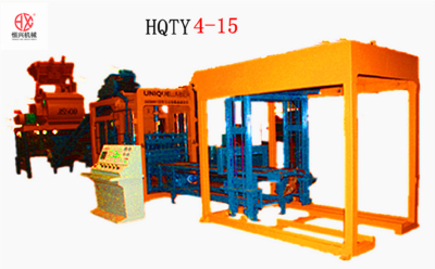 HQTY4-15 Small Production Machinery Semi Automatic Brick Block Making Machine Concrete Block Machine for construction