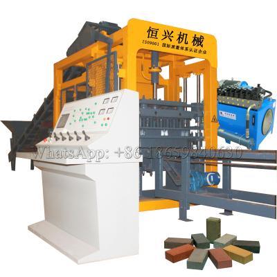 Automatic cement block making machine lego blocks making machine paver brick machine