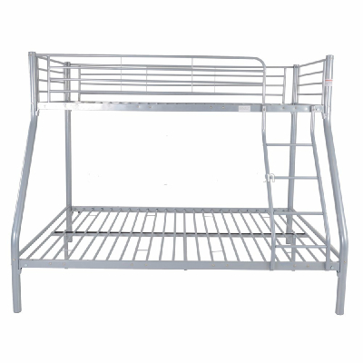 Wholesale cheap price metal bunk bed in silver finish